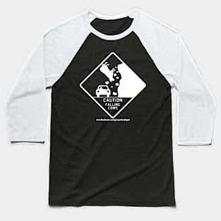 Bad Signs: Caution Falling Cows Baseball T-Shirt